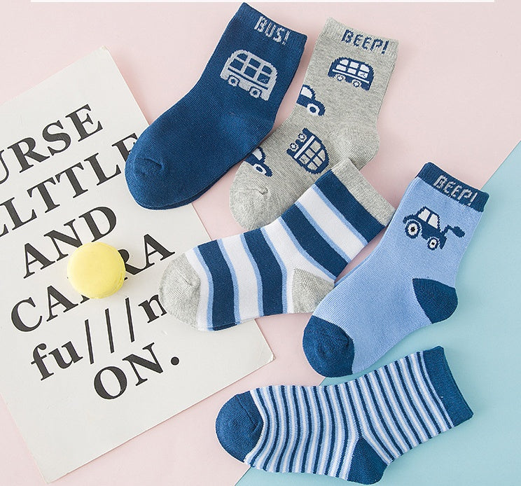 car model baby cotton socks